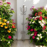 175CM CREAM METAL COAT STAND/ UMBRELLA HOL - InStock