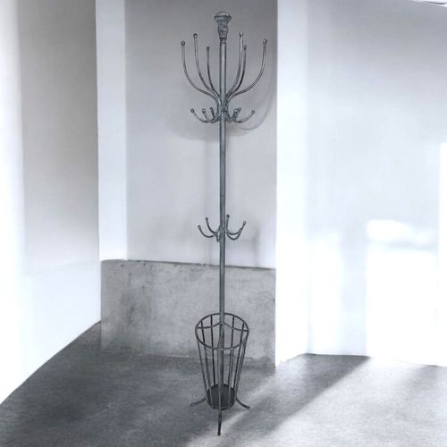 175CM GREY METAL COAT STAND/ UMBRELLA HOLD - InStock