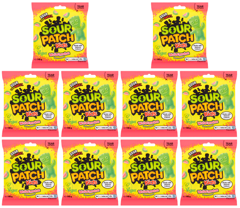 10 X Sour Patch Watermelon 105GM