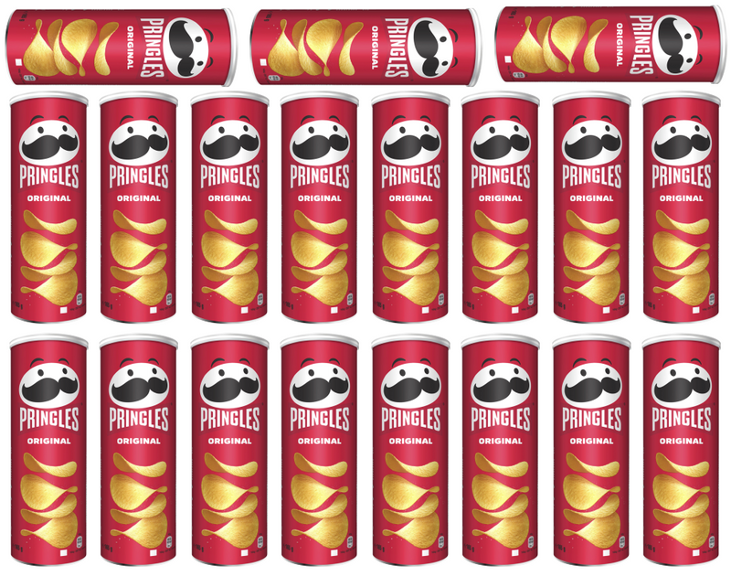 19 X Pringles Original 165G