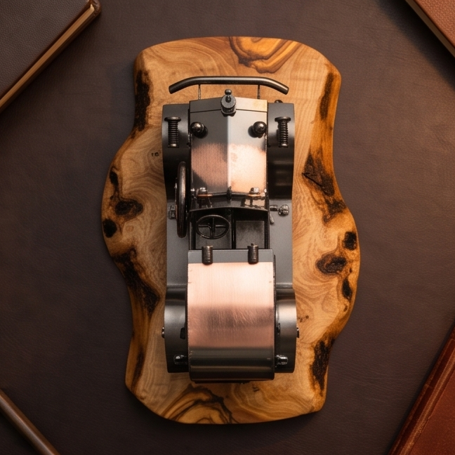 Car on Olivewood Board
