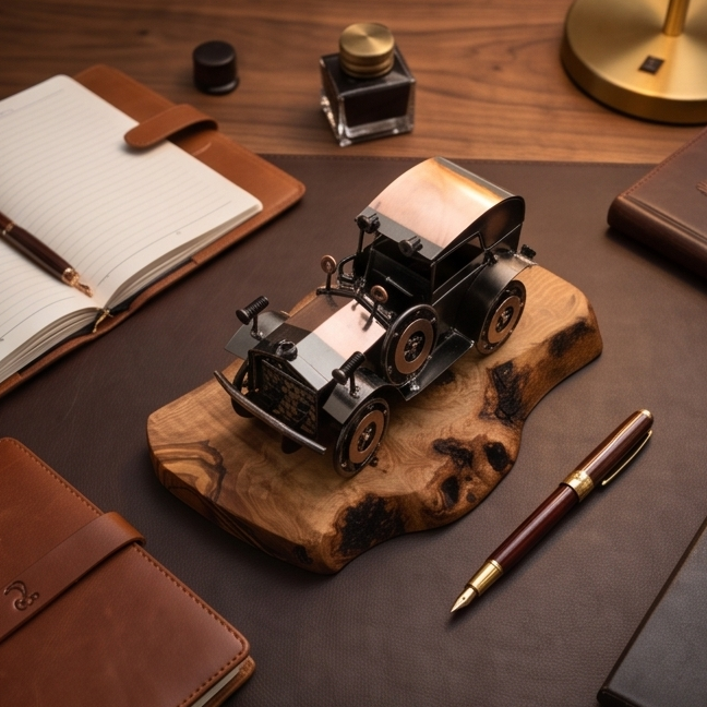 Car on Olivewood Board