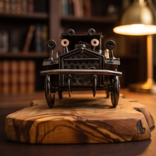 Car on Olivewood Board