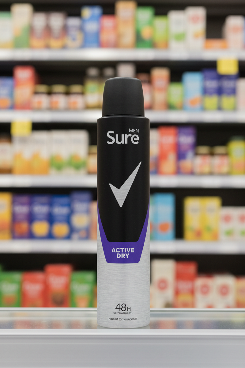 6 x Sure Men Anti P Active Dry - 200ML