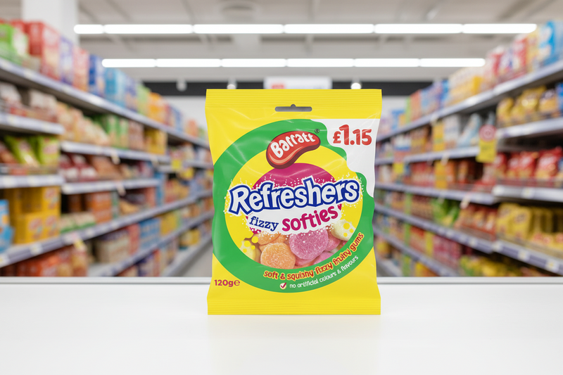 12 X Barratt Refreshers Fizzy Softies 120G