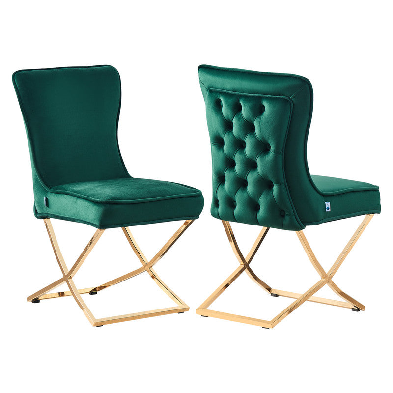 Trafalgar Velvet Dining Chair