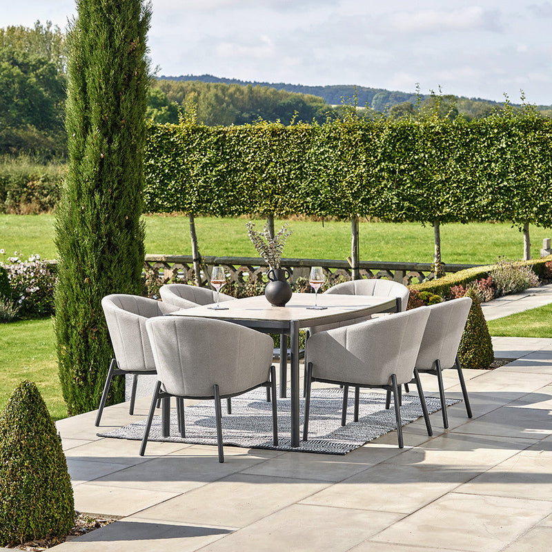 Nevada Putty Outdoor 6 Seater Dining Set