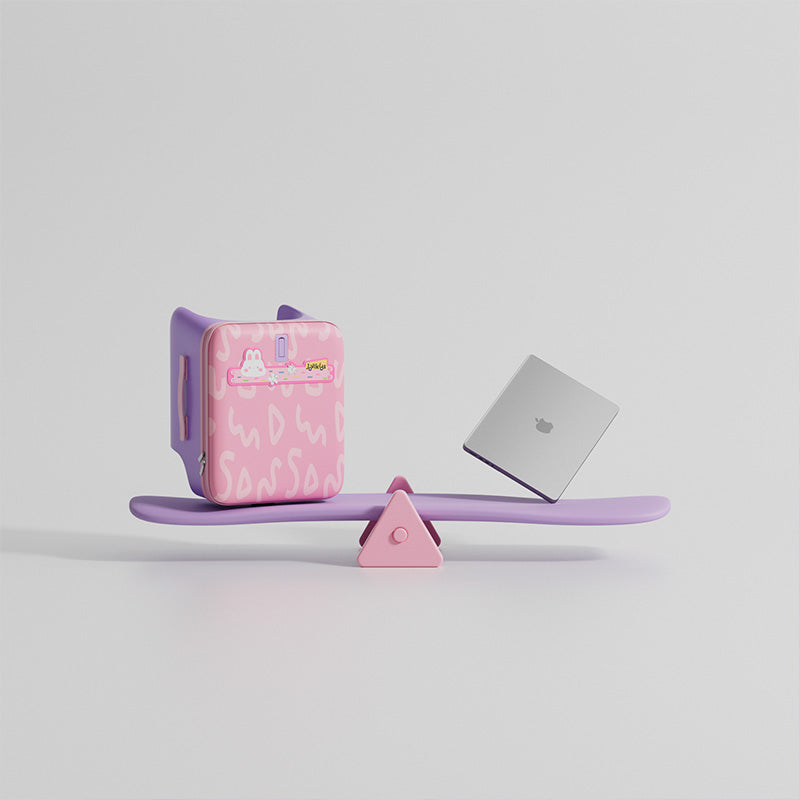 Jovikids 3 in 1 Children's Ride On Suitcase - Pink