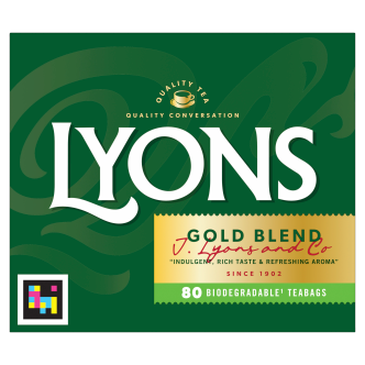 12 x Lyons Tea Gold 80's - 250GM
