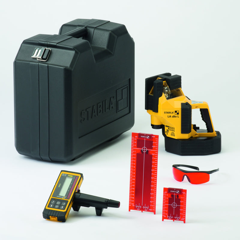 Stabila LA 180 L multi-line laser, 6-piece set