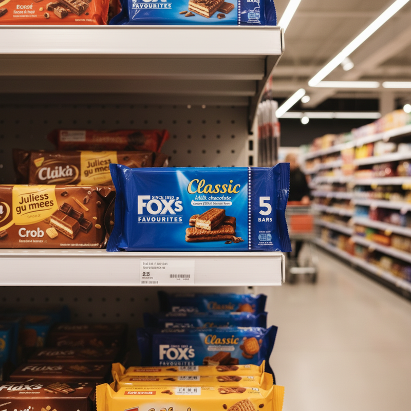 24 x Fox's Classic Original 5 Bars - 5PK
