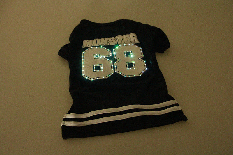 LED glowing pet clothes