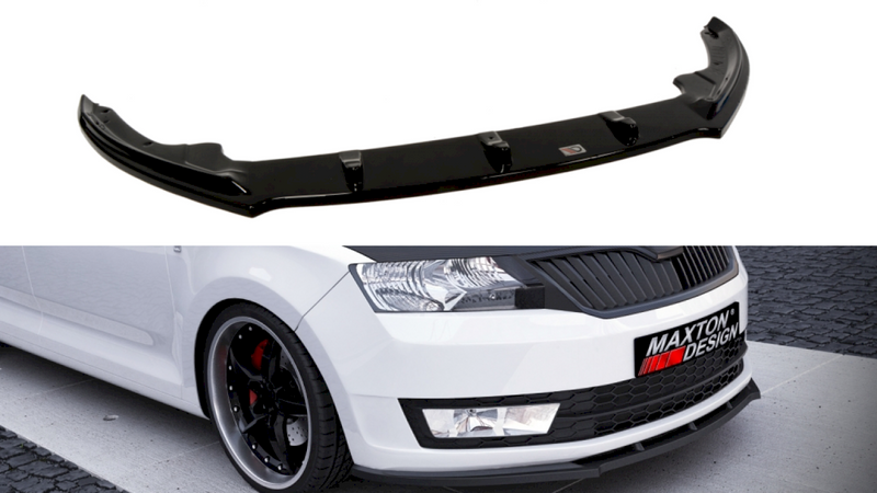 Maxton Design - FRONT SPLITTER SKODA RAPID