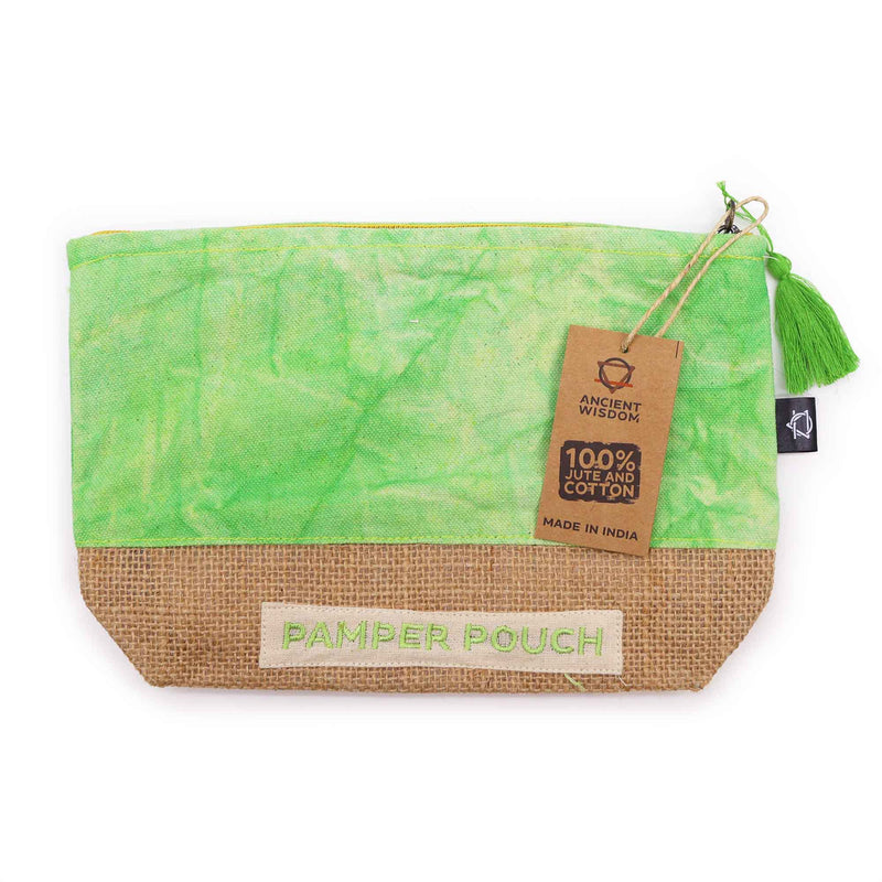 Mother Earth Green Pamper Pouch -  Stonewash