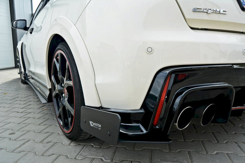 Maxton Design - RACING REAR SIDE SPLITTERS HONDA CIVIC IX TYPE R (2015-2017)