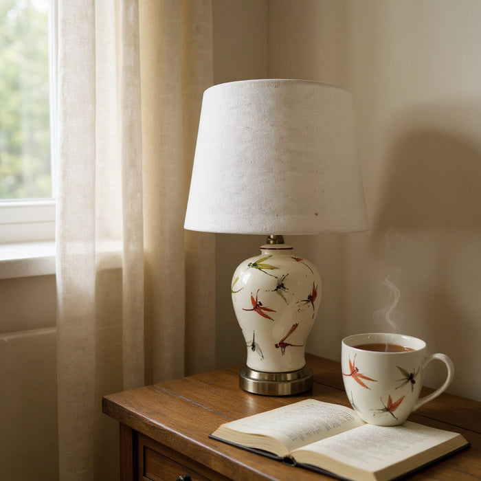 37CM LAMP AND SHADE
