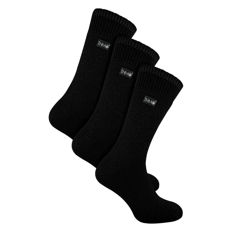 Mens Thick Winter Thermal Socks with Seamless Toe (Multipack Options)