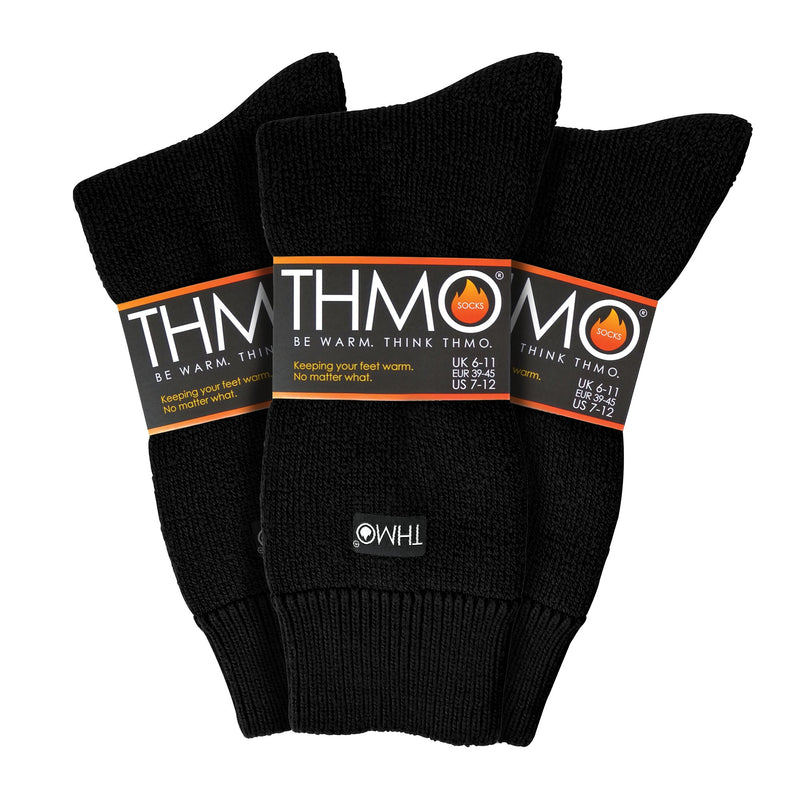 Mens Thick Winter Thermal Socks with Seamless Toe (Multipack Options)