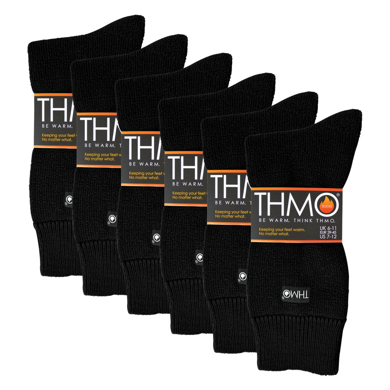 Mens Thick Winter Thermal Socks with Seamless Toe (Multipack Options)