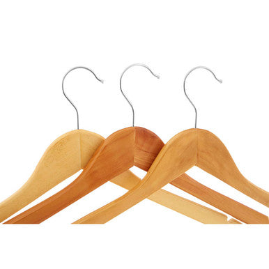 Set of Twenty Wooden Clothes Hangers | Cintre