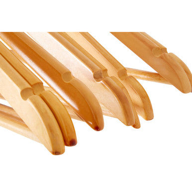 Set of Twenty Wooden Clothes Hangers | Cintre