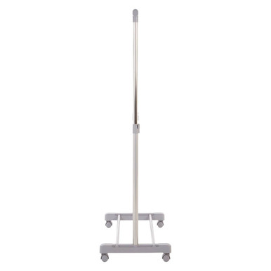 Grey and Chrome Finish Clothes Hanging Rail with Wheels | Ralesi