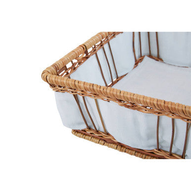 Set of Two Natural Fern Baskets with Lining | Orla