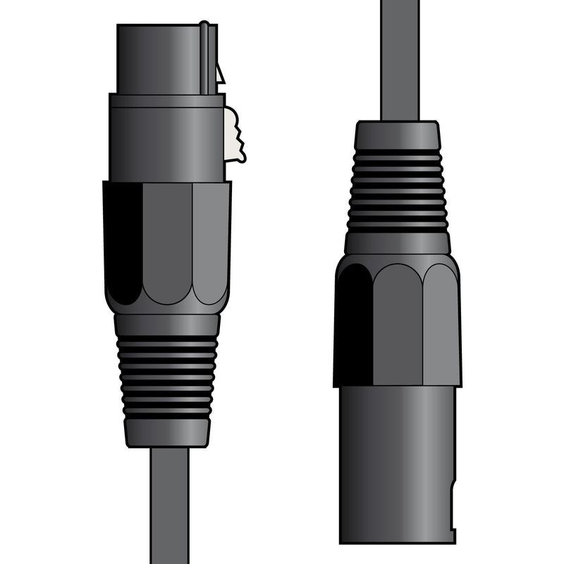 Chord / Citronic XLR Male to XLR Female Microphone Audio Lead 1.5m