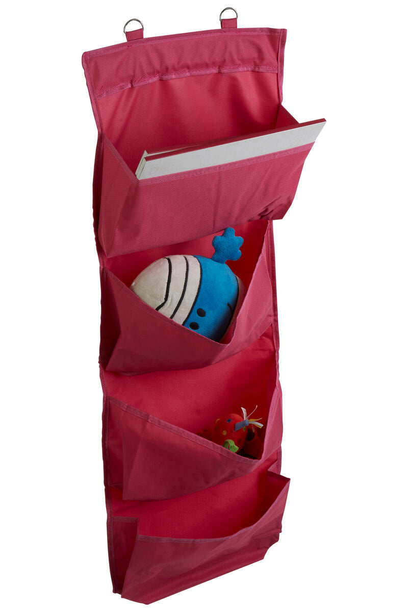 Over Door Hot Pink 4 Tier Hanging Organiser | Verti