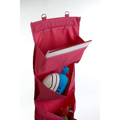 Over Door Hot Pink 4 Tier Hanging Organiser | Verti