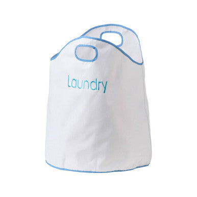 White and Blue Laundry Bag | GreenLoop