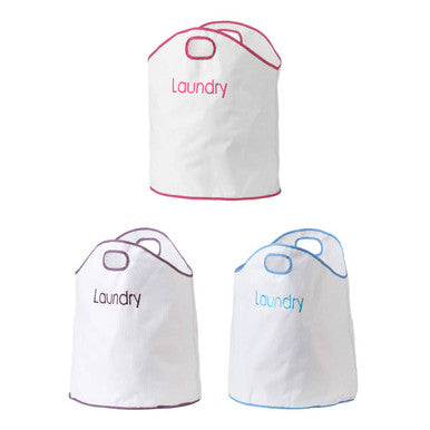 White and Blue Laundry Bag | GreenLoop