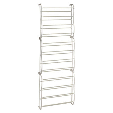 Over Door Cream 12 Tier Shoe Rack | Tavia