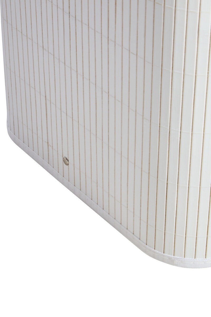 White Bamboo Laundry Hamper | Kankyo