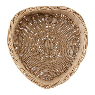 Grey Heart Shape Basket | Willow