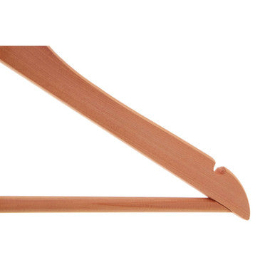 Cedar Wood Clothes Hanger with Notches | The Dandy Sparrow