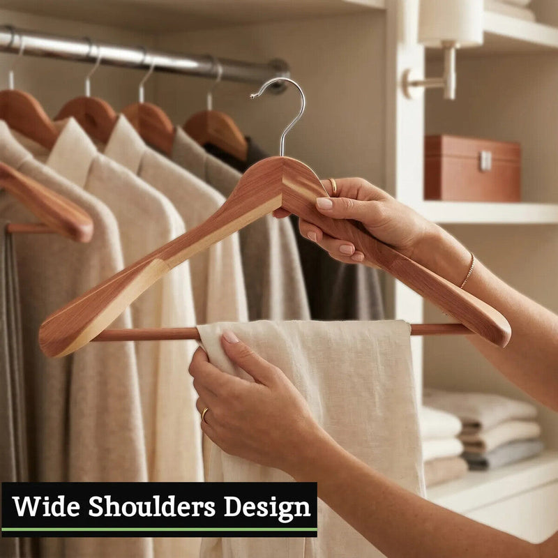 Cedar Wood Trouser Rail Clothes Hanger | The Dandy Sparrow