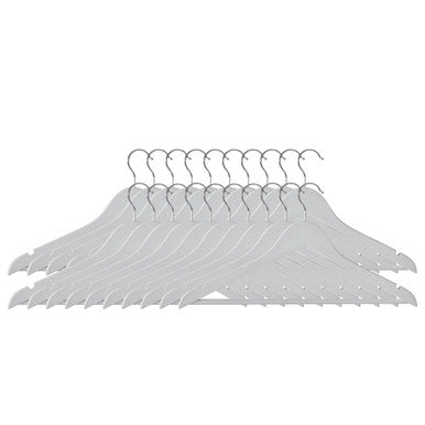 Set of Twenty Matte White | Clothes Hangers