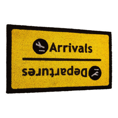 Arrivals Departures Coir Doormat | Filta