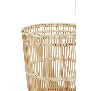 Natural Rattan and Bamboo Waste Paper Bin | Ezell