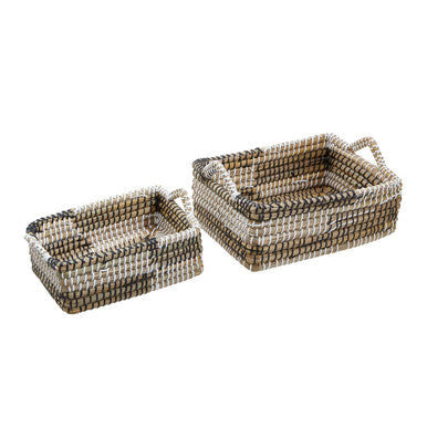 Set of Two Straw Baskets | Lidi