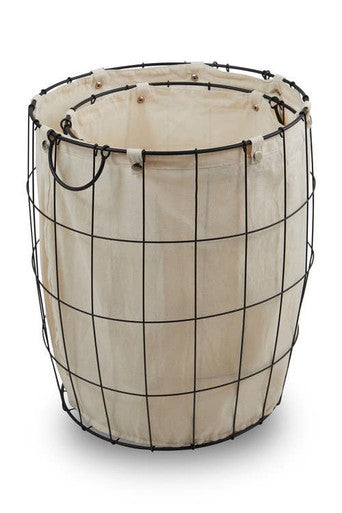 Set of Two Matte Black Laundry Baskets | Harga