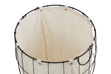 Set of Two Matte Black Laundry Baskets | Harga