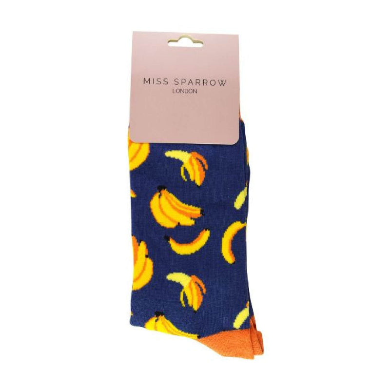 1 Pack Ladies Novelty Banana Bamboo Socks
