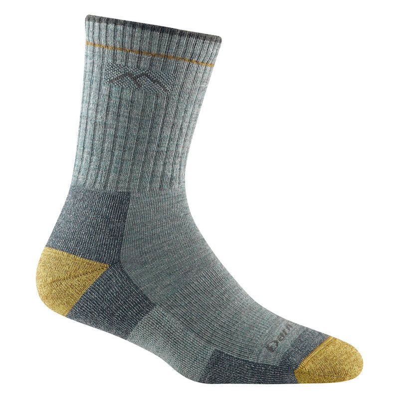 Ladies Micro Crew Cushioned Midweight Hiking Merino Wool Socks