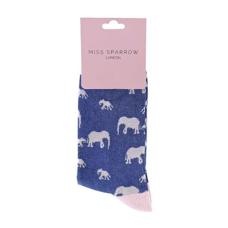 1 Pack Ladies Novelty Elephant Bamboo Socks