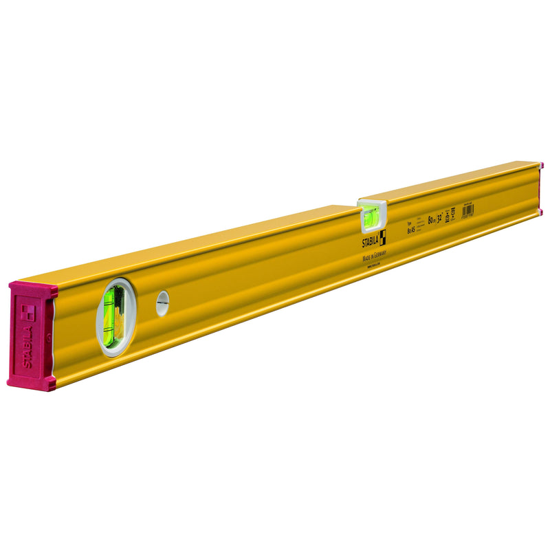 Stabila Spirit Level 80 AS With Two Fluorescent Vials For Precise Readability For Pros