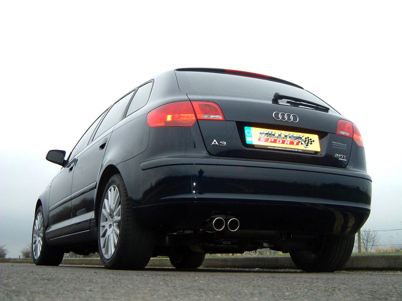 Milltek Sport - Cat Back Exhaust - Audi A3 8P 2.0T FSI QUattro 5 door sportback