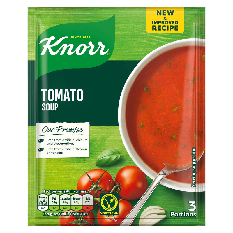 9 x Knorr Tomato Soup 77G
