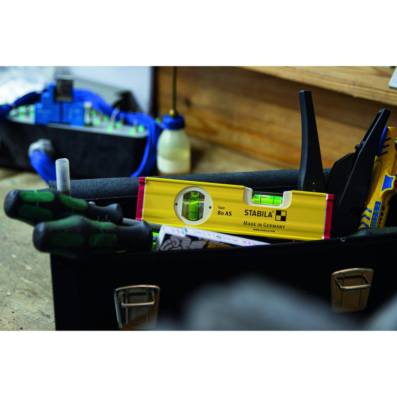 Stabila Spirit Level 80 AS With Two Fluorescent Vials For Precise Readability For Pros